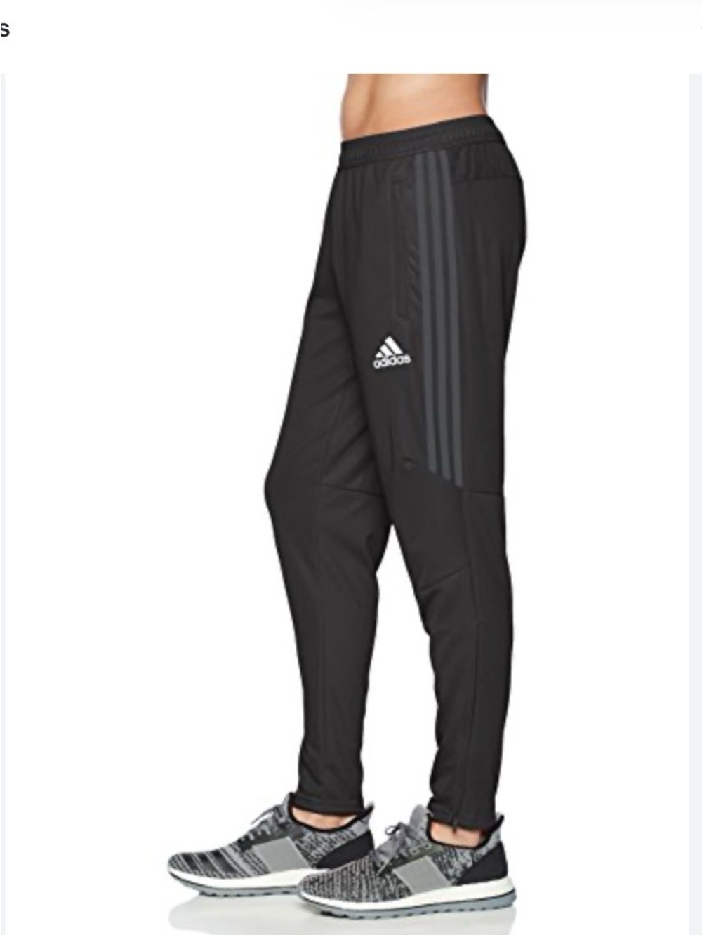 Adidas Charcoal Joggers with Logo